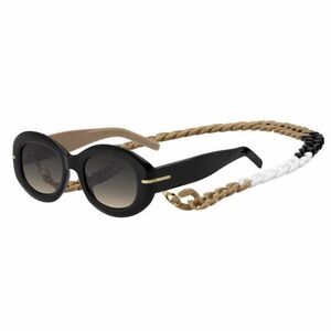 New! Hugo Boss Stylish Black Sunglasses with Chain, BOSS1521/N/S 00WMPR